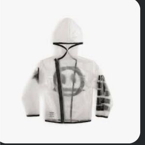nununu White and Black Kids Raincoat